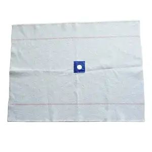 Panno per Pulizia <span class=keywords><strong>Pavimenti</strong></span> in Viscosa Ecologica con Occhielli, Semplice Bianco per Cucina e Studio, 50x70cm 220g/m - Product Image 1