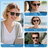 Lunettes intelligentes IA GT03 directes d'usine avec activation/déactivation automatique, audio musical et traduction IA ; lunettes de soleil