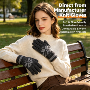 Guantes de Pantalla Táctil Acrílicos para Mujer, para las Cuatro Estaciones, Cálidos, Transpirables, Diseño de <span class=keywords><strong>Dedos</strong></span> Completos, para Actividades al Aire Libre, Talla Única - Product Image 4