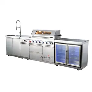 热卖不锈钢耐用烧烤披萨烤箱阳台烧烤烤箱，用于家庭或派对和烧烤店
