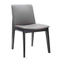 Chaise longue en bois massif de frêne avec siège en mousse haute densité pour chambre à coucher et salon