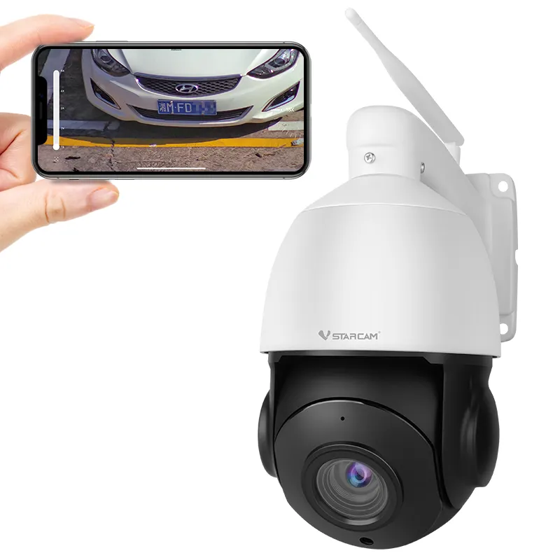 PTZ-Kamera im Freien VStarcam 4MP 18X Optischer Zoom CCTV-Sicherheits kuppel kamera Funk kamera mit AI Humanoid Detection