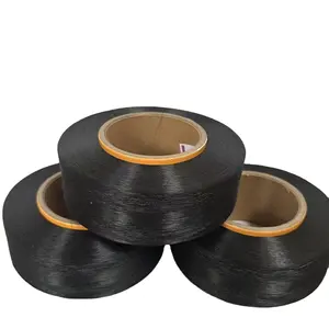 专业制造商供应商黑色氨纶纱，用于sharpa、dralon和其他面料