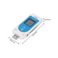 Thermomètre numérique usb pour la température et l'humidité, instrument de contrôle de l'eau