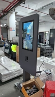 Kios Pemesanan Interaktif Tahan Cuaca IP66 32 inci, Layar Digital Signage, Terminal Layar Sentuh, Layanan Makanan Restoran