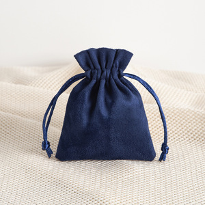 Suede Gift Pouch Jewelry Packaging Display <b>Makeup</b> Organizer <b>Drawstring</b> Storage <b>Bag</b> - Product Image 3
