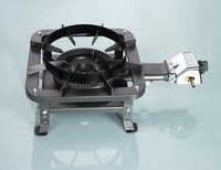 Kompor Gas LPG/NG 1 Tungku Tekanan Tinggi Berbahan Besi Cor dengan Pengapian Elektronik untuk Penggunaan Komersial & Rumah Tangga, Kompor untuk Berkemah di Luar Ruangan