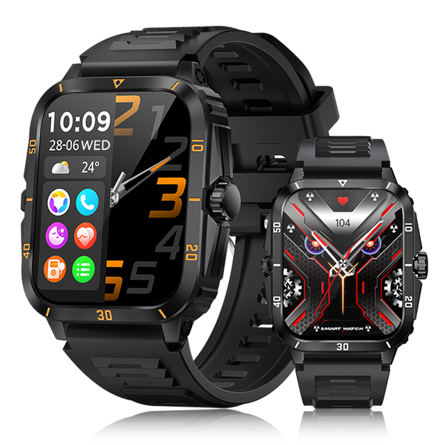 1.96" Touchscreen Health Smart Watch V71 GPS Sports Watch with Bluetooth Call Waterproof Sports Fitness Tracker Smart Bracelet