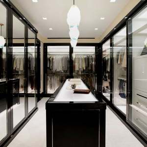 Muebles de Dormitorio de Estilo Italiano Personalizados, Vestidor de Lujo con Luces LED, Armario y Gabinetes de Isla - Product Image 5