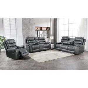 Set Sofa kursi kulit udara furnitur ruang tamu Modern murah kualitas tinggi gaya Eropa Modern