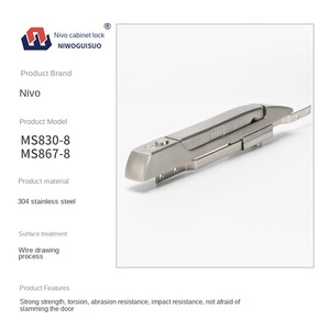 MS830-8 acier inoxydable 304 matériel <span class=keywords><strong>serrure</strong></span> de bielle interrupteur <span class=keywords><strong>extérieur</strong></span> <span class=keywords><strong>serrure</strong></span> de porte d'armoire de commande avec MS867-8 - Product Image 3