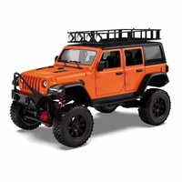 SANJOYO MN-128 2.4G 4WD RTR 1/12 Voiture RC Crawler Tout-Terrain avec Lumières LED, Chargeur, Câble USB, Portée de Télécommande de Plus de 50m, 4 Canaux