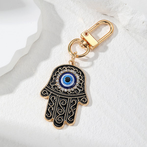 Hamsa mano <span class=keywords><strong>portachiavi</strong></span> occhio diavolo <span class=keywords><strong>portachiavi</strong></span> strass hamsa malocchio fascino gioielli decorazione Kabbalah fortuna pareti decorazione - Product Image 5