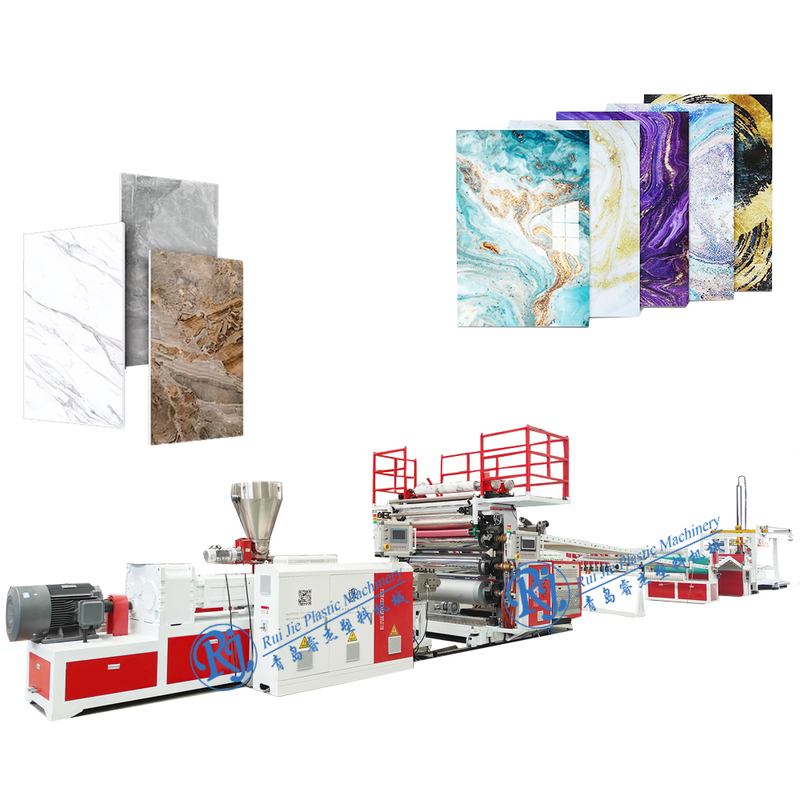 PVC Laminating Marble Stone Sheet Making