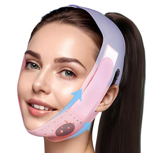 Masker Pengangkat garis V Anti mendengkur Logo kustom tali dagu elastis tidur dengan bantalan Graphene untuk wanita - Product Image 1