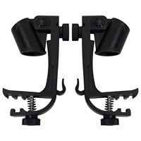 Plastic Foldable Drum Mic Stand Anti-Vibration Flexible Rotatable Microphone Clip Sturdy Durable Stage Performance Percussion