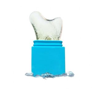 Top Seller Ice <b>Roller</b> for Face - Ice Face <b>Roller</b> Skin Care Gua Sha Tool Silicone Facial Ice Globe Mold for Face Massage - Product Image 5
