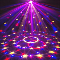 Projecteur de scène LED 12 couleurs avec télécommande YSH, éclairage stroboscopique DJ, boule disco rotative en cristal, lumières de fête pour boîte de nuit