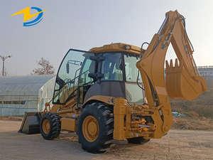 2.5 टन 4x4 मिनी बैकहोए लोडर और wz388 ट्रैक्टर हाइड्रोलिक सिलेंडर खुदाई मूविंग प्रकार - Product Image 4