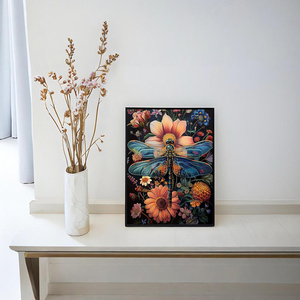 Vente de gros Ensemble de <span class=keywords><strong>peinture</strong></span> <span class=keywords><strong>par</strong></span> numéros Fleurs <span class=keywords><strong>et</strong></span> papillons <span class=keywords><strong>Peinture</strong></span> <span class=keywords><strong>par</strong></span> numéros pour adultes Décoration pour salle d'étude - Product Image 3