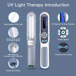 EE. UU. 510K clear Kernel Uvb KN-4003BL Home 311 nm Lámpara de banda estrecha Uvb Phototherapi para Vitiligo Psoriasis Eczema - Product Image 2