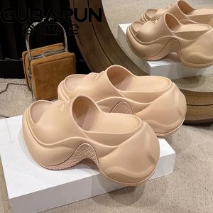 Sandalias de Plataforma EVA para <span class=keywords><strong>Mujer</strong></span> 2025, Tacón Alto de 9 cm, Aumento de Altura, Antideslizantes, para Playa y Hogar, Chanclas de <span class=keywords><strong>Suela</strong></span> Gruesa - Product Image 2