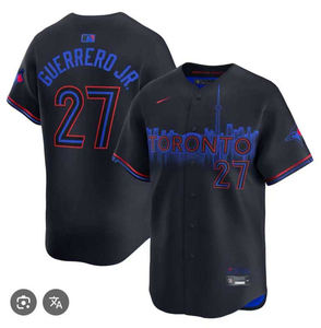 Maillot de baseball d'été personnalisé style ML Bing pour adulte, design classique de l'équipe des Jays, logo et numéro brodés, polyester/nylon - Product Image 5