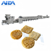 Ligne de production automatique de nouilles instantanées frites à petite échelle ligne de production de petites nouilles instantanées frites faisant la machine