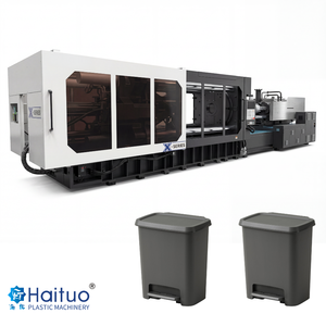 Machine de moulage par injection de conteneurs à déchets série X Haituo HTF1680 pour la production de poubelles en HDPE - Product Image 2