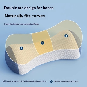 <span class=keywords><strong>Oreiller</strong></span> cervical ergonomique en mousse à mémoire <span class=keywords><strong>de</strong></span> <span class=keywords><strong>forme</strong></span> à rebond lent et zéro pression pour la protection du cou et la traction vertébrale adulte - Product Image 3