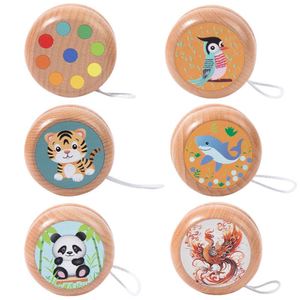 Yoyo en bois en gros, vente chaude, jouet promotionnel à bas prix pour enfants, cadeau - Product Image 4