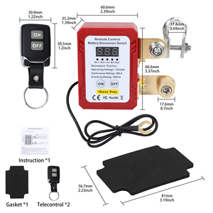 High Quality 12v 24v Remote <strong>Battery</strong> Disconnect <strong>Switch</strong> <strong>Battery</strong> Connectors <strong>Switch</strong> Heavy Duty Cut off <strong>Switch</strong> - Product Image 6