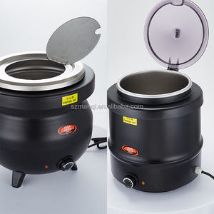 หม้อต้มซุปไฟฟ้าสแตนเลสสำหรับโรงแรม <span class=keywords><strong>บุฟเฟ่ต์</strong></span> งานจัดเลี้ยง หม้ออุ่นซุปสำหรับงานแต่งงาน งานเลี้ยง และบริการจัดงานต่างๆ - Product Image 3