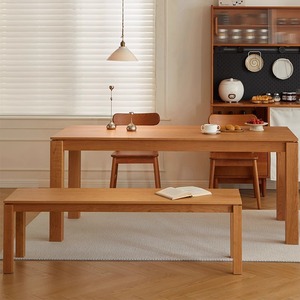 Banco de madera maciza de 1,15 m, 1,35 m, 1,5 m, duradero y largo, para dormitorio o comedor - Product Image 2