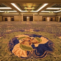 Tapis Axminster en laine personnalisé Tapis d'hôtel pour salon et salle à manger Tapis Broadloom pour musulman