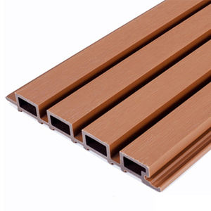 แผ่นกระดานคอมโพสิต WPC ทนต่อการแตกร้าวแผง<span class=keywords><strong>ผนัง</strong></span>ตกแต่งกลางแจ้งสำหรับ<span class=keywords><strong>บ้าน</strong></span> - Product Image 4