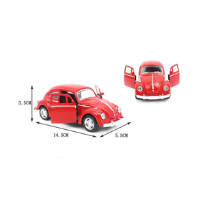 Juguete portátil para niños, vehículo de <span class=keywords><strong>escarabajo</strong></span> de simulación, 6 colores surtidos, música intermitente, doble puerta, aleación de Metal, modelo de <span class=keywords><strong>coche</strong></span> fundido a presión - Product Image 3