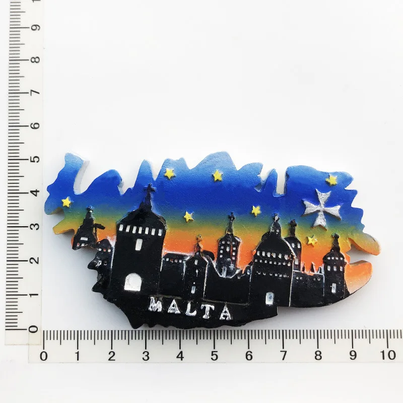 Mapa Creativo y Colorido de Malta