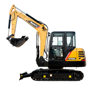 รถขุดไฮดรอลิกขนาดเล็ก SANY SY55C มือสอง พร้อมเครื่องยนต์ Isuzu ผ่านการทดสอบและตรวจสอบแล้ว ราคาดีที่สุด สภาพดี ขายที่เซี่ยงไฮ้ - Product Image 1