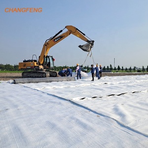 Pet Polyester Non Tissé Géotextile Renforcé PP Filament Tissu Filtre <span class=keywords><strong>de</strong></span> Drainage pour Allée Aménagement Paysager Érosion Contrôle Barrages - Product Image 2