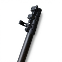 Kit de lance télescopique en carbone de 5,4 m avec pistolet à eau et tuyau pour nettoyeurs haute pression – Fourniture directe usine