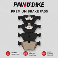 Pastiglie Freno in Ceramica Premium per Asse Anteriore BMW Serie 5 F10 F11 F18, Certificate ECE R90, Basso Contenuto di Polvere, Silenziose, OE 34116775310