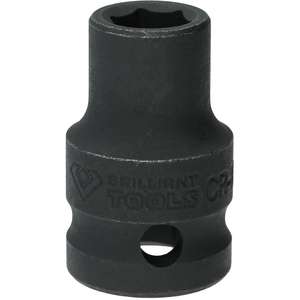 Brilliant Tools Zócalo hexagonal de impacto de 1/2 "10mm, corto - Product Image 4