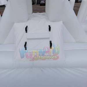 Toddler backyard summer party jumpers <b>inflatable</b> water splash pad obstacle pool bounce house slide - Product Image 6