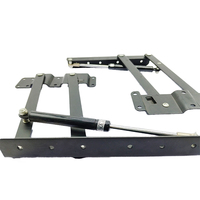 Mécanisme de table pliante à ressort de levage pour table basse, quincaillerie métallique pour meubles, vente en gros d'usine, gain de place, pour chambre et salle à manger