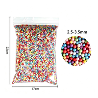 Bola Pom Pom Busa Multiwarna Grosir, Bola Felt Mini, Pom Pom Kerajinan untuk Dekorasi Pesta Seni Buatan Tangan DIY