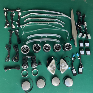 W205 Kit d'amélioration de l'éclairage ambiant 64 couleurs pour Mercedes-Benz Classe C C300 C43 <span class=keywords><strong>C63</strong></span> GLC X253 Garniture d'accessoires d'éclairage <span class=keywords><strong>LED</strong></span> intérieur - Product Image 6