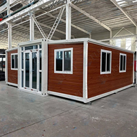 Maison conteneur extensible FLKT résistante aux tremblements de terre et étanche, garantie 2 ans, directement de l'usine, salon moderne de luxe