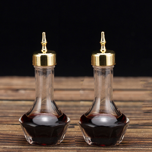 Botella de vidrio amarga cuadrada de cuello largo con tapa ABSINTHE Essence Medicinal Wine Barware Tool Bartender Kit para viaje - Product Image 3