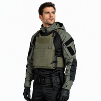Chemise tactique à capuche, séchage rapide, uniforme tactique, camouflage, extérieur, pour hommes, OEM ODM personnalisé, ISO CE